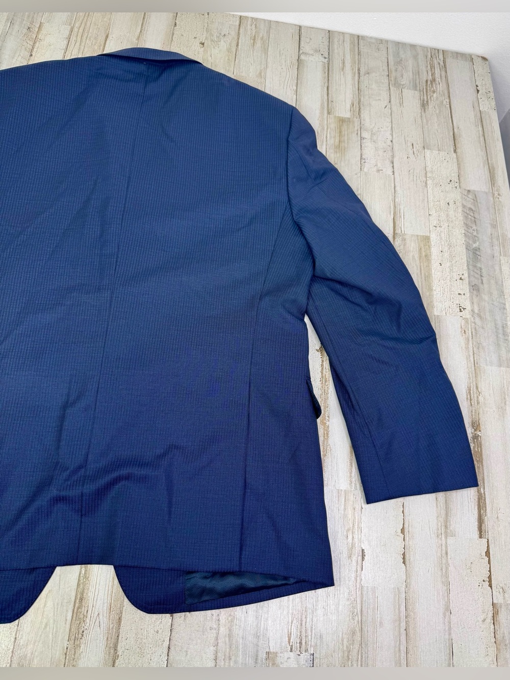 Jos A Bank Reserve Blazer Mens 44R Blue Super 120s Wool - Picture 7 of 12